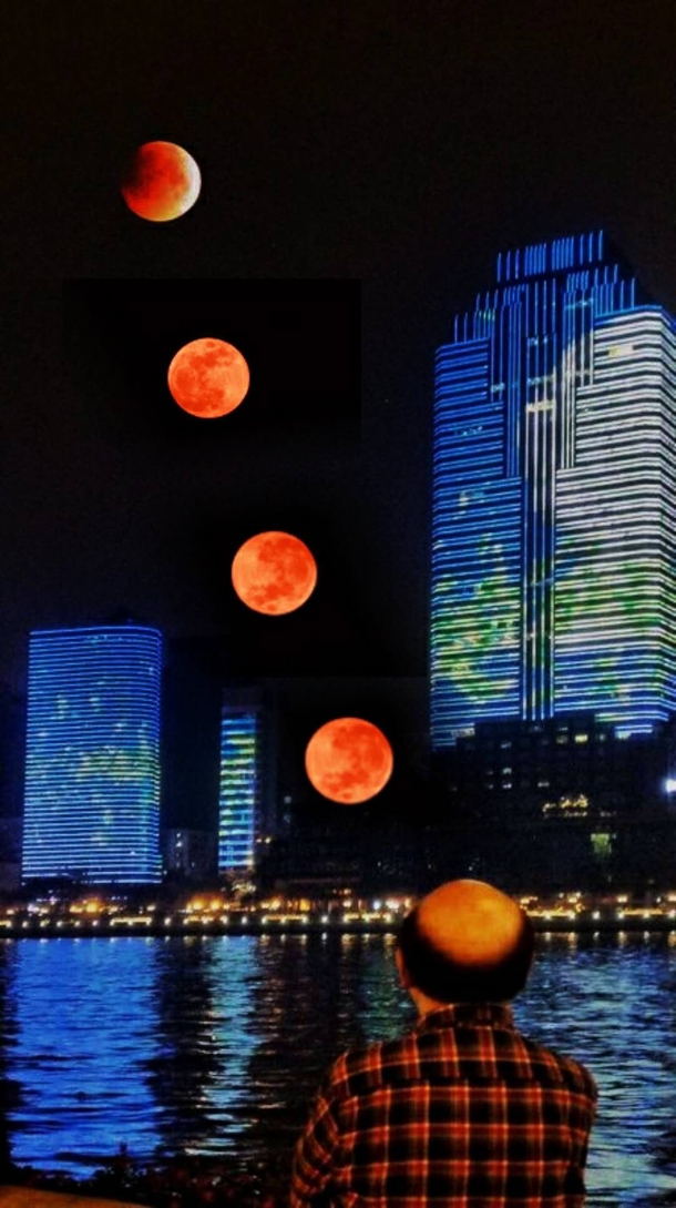 The moon phases