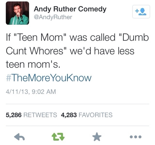 The more you know