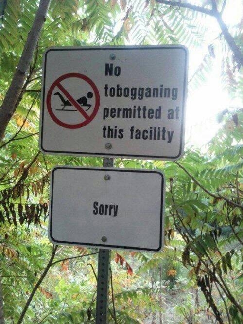 The most Canadian signs Ive ever seen