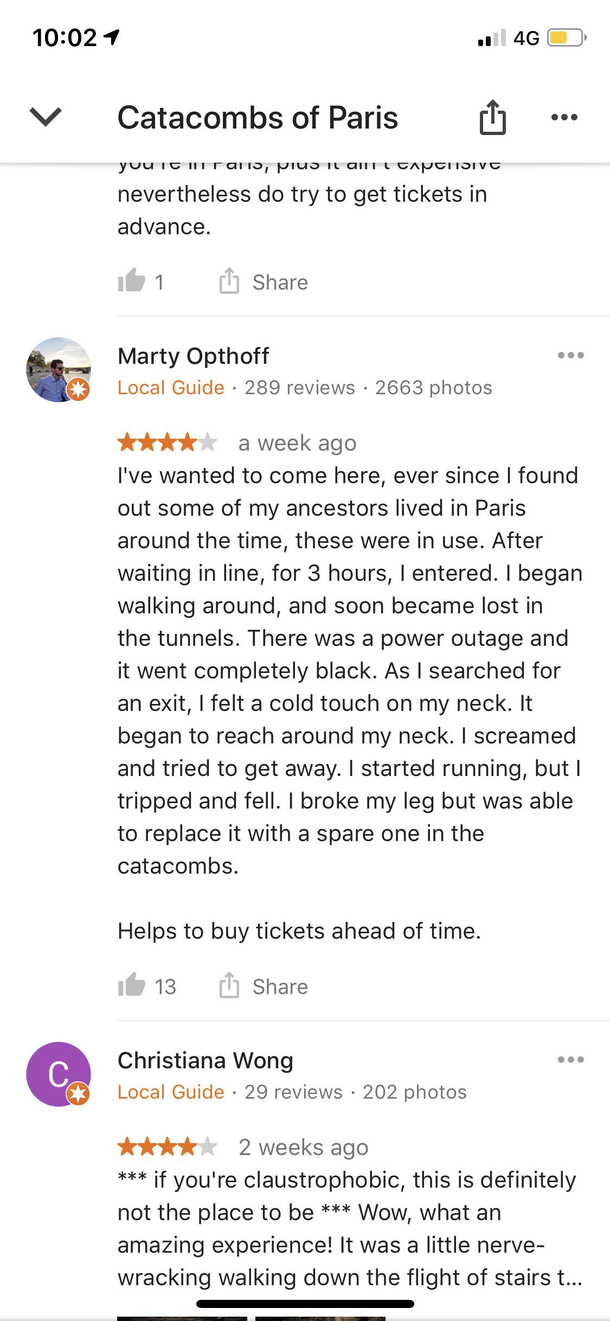 The most hilarious review of Paris Catacombs