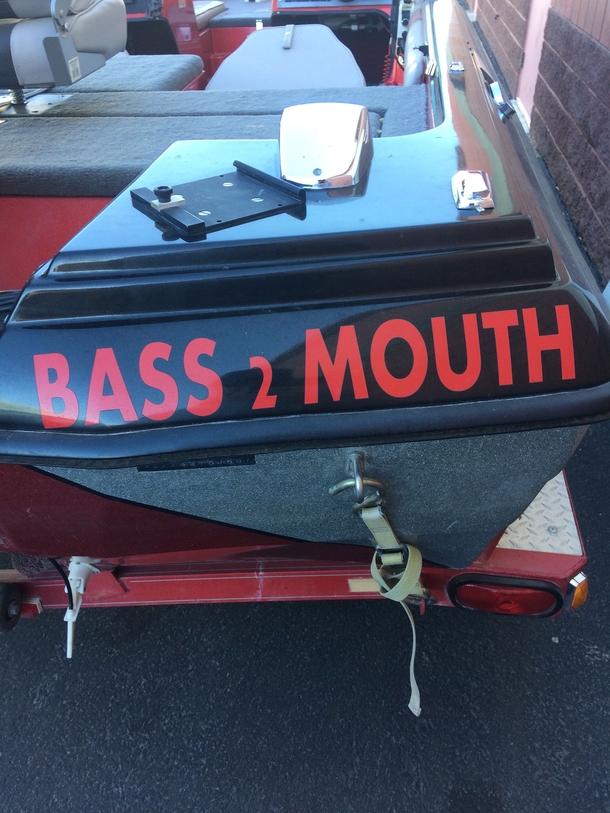 The name of this fishing boat - Meme Guy
