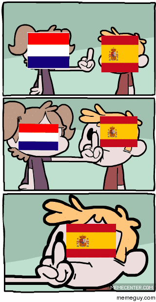 The Netherlands to Spain right now