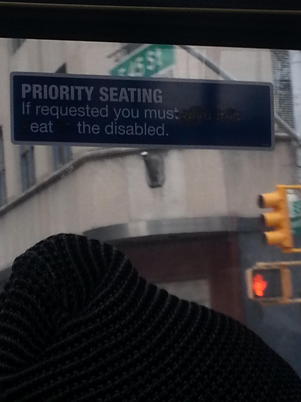 The New York City transit system at its finest