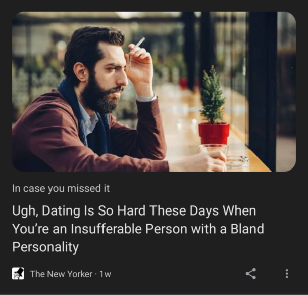 The New Yorker wants to throw hands it seems