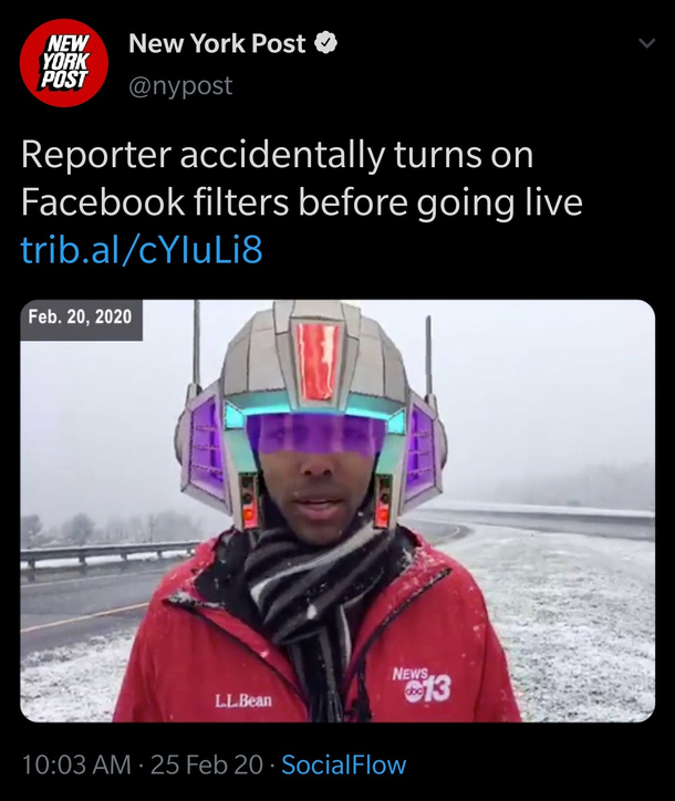 The news now with live filters