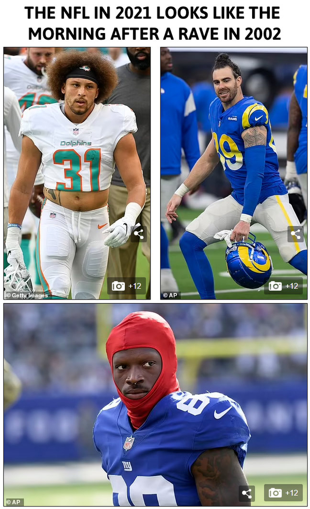 The NFL in  looks like the morning after a rave in 