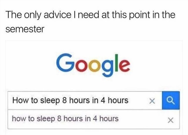 The only advice I need right now