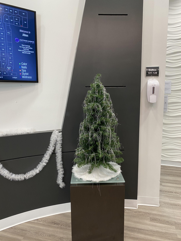 The only decoration my building provided for us this year