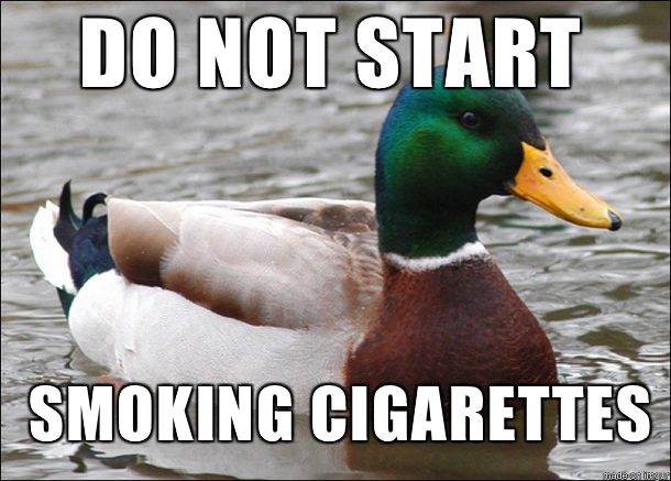 The only real advice I have to some of the younger generations