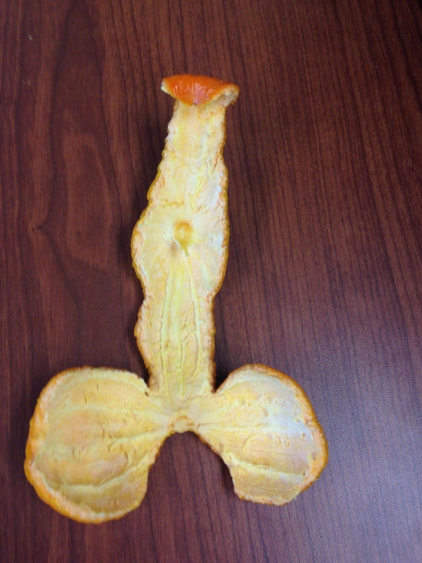 The only way I peel oranges