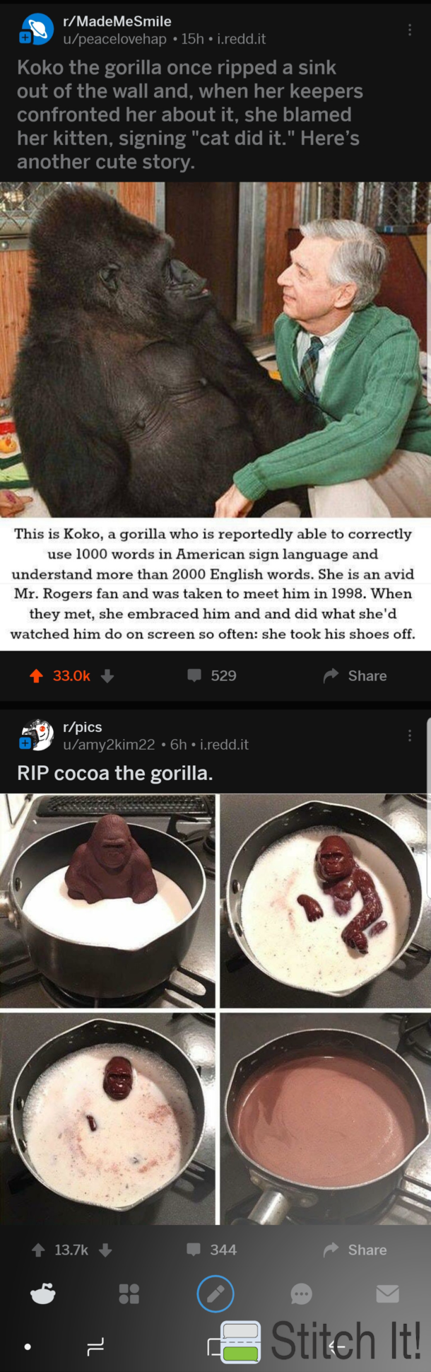 The order that these two posts were in