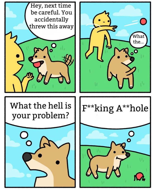 The owner is mean