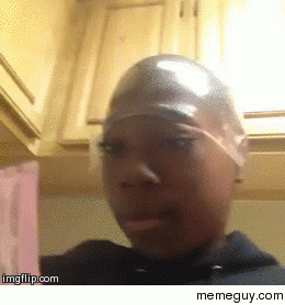 the package said to put it on your head mom