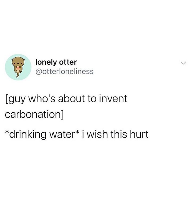 The pain is refreshing