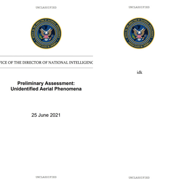 The Pentagon released the UFO report and the findings are unbelievable