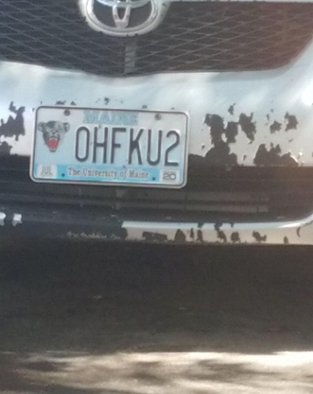The people in charge of regulating plates have run out of fucks to give