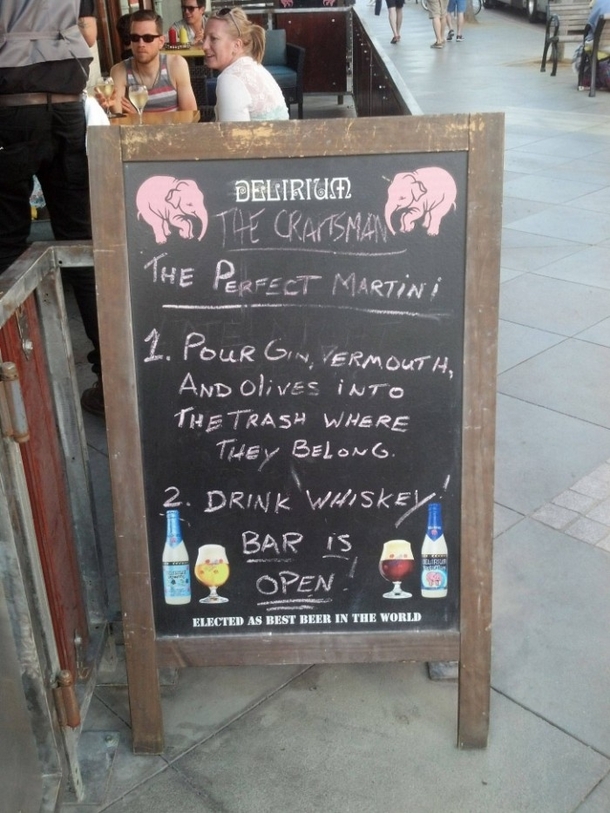 The perfect martini