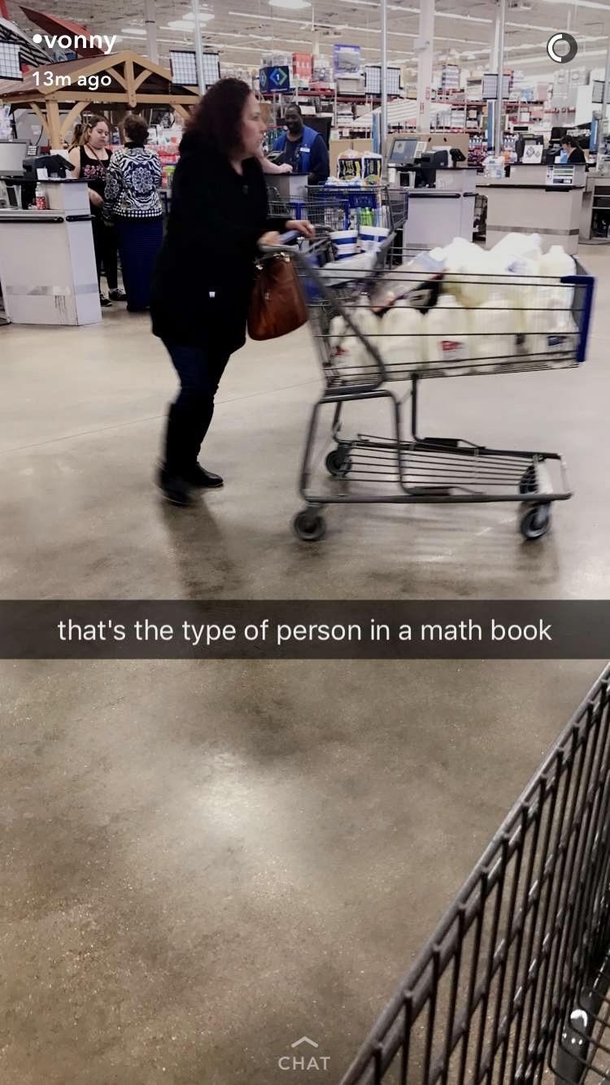 The person in math books