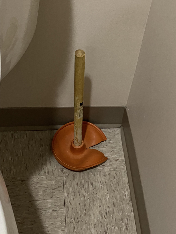 The plunger at my gastroenterologist has seen some shit