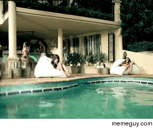 the pool is so relaxing
