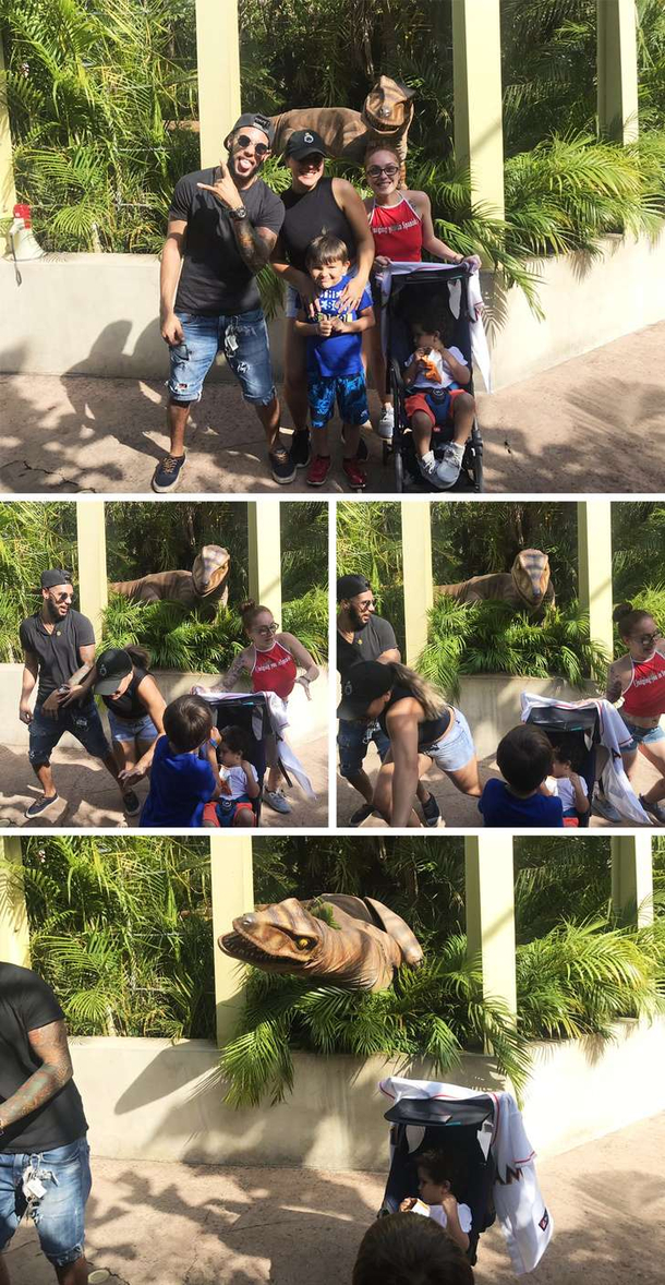 The poor baby on the stroller is abandoned when danger is imminent