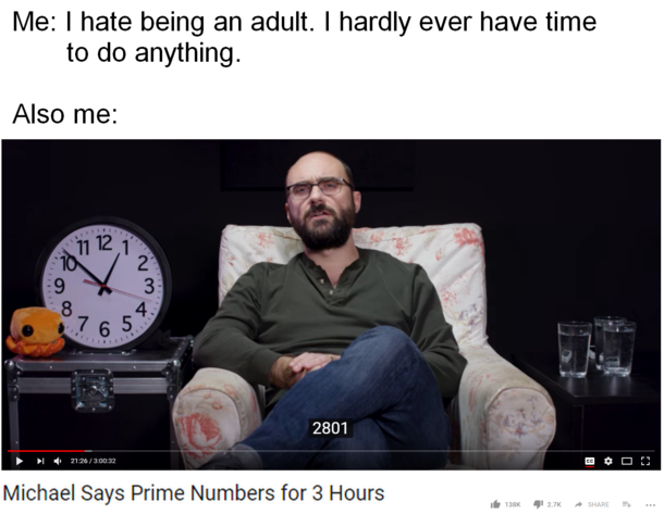 The prime of my life