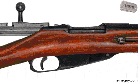 The principle of a magazine rifle