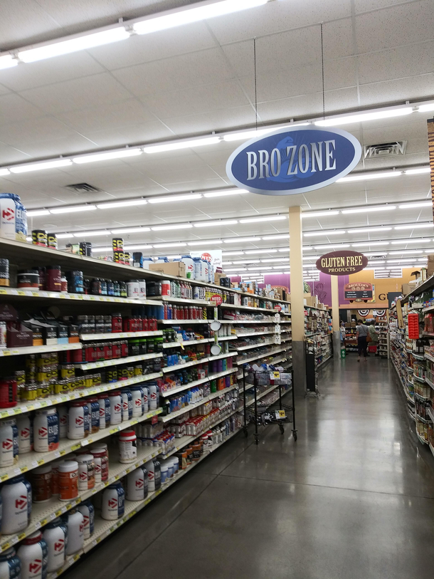 The protein isle at my local grocery store