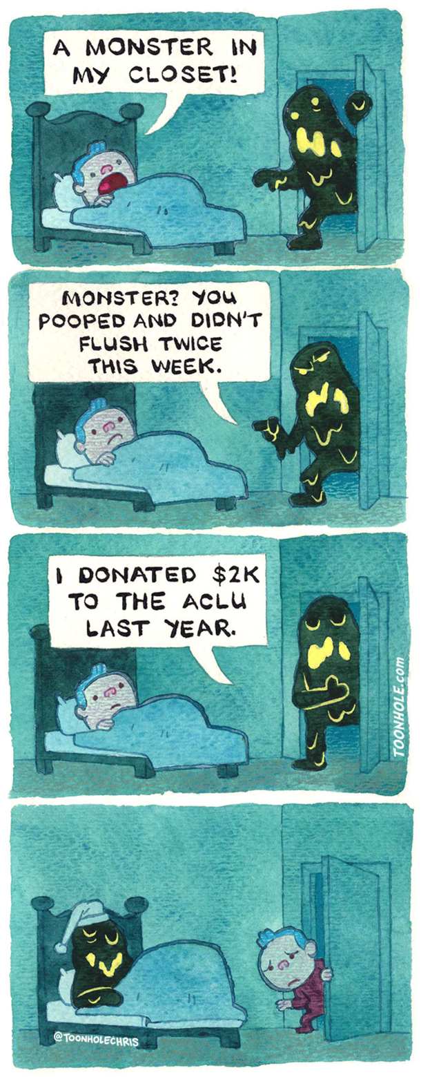 The real monster