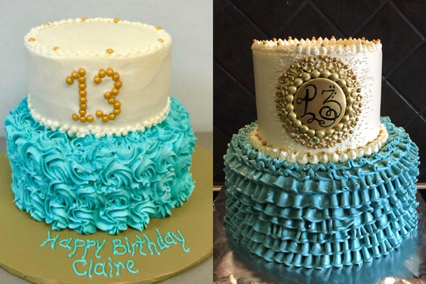 The reference given to me vs what I ended up creating