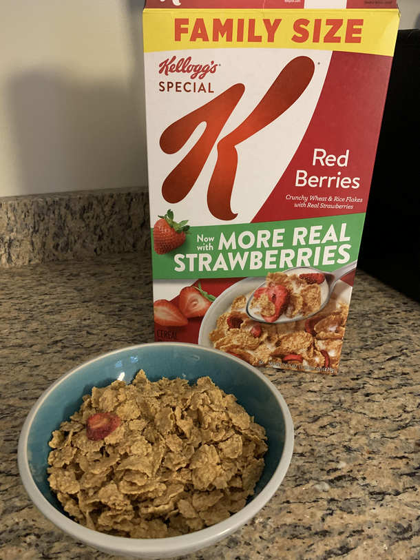 The rest of the bag is just flakes as well