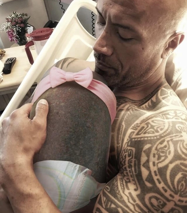 The Rock and his pebble
