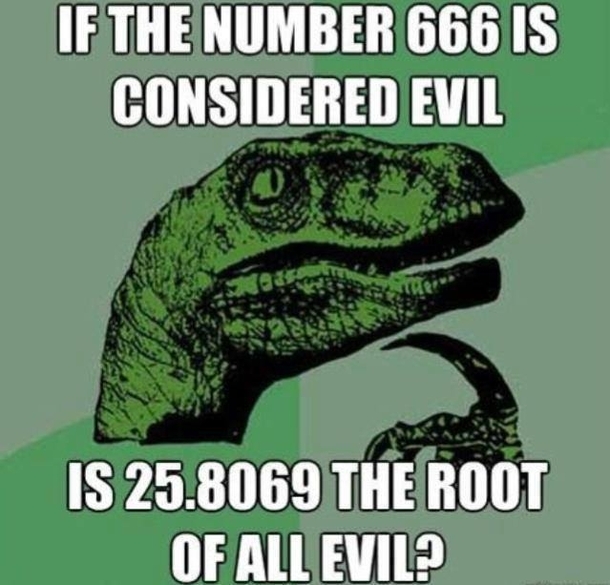 The root of all evil