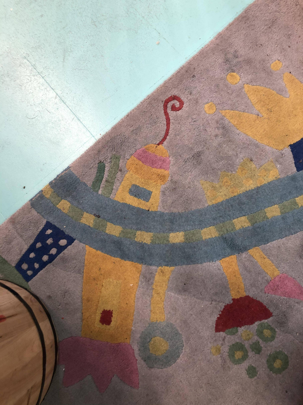 The rug at the local toy store