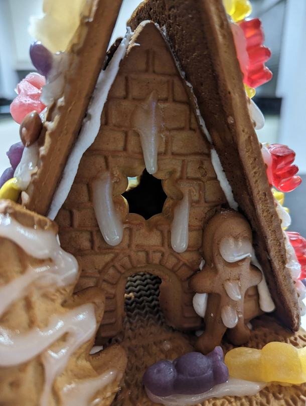 The same gingerbread house A different child Equally brilliant results