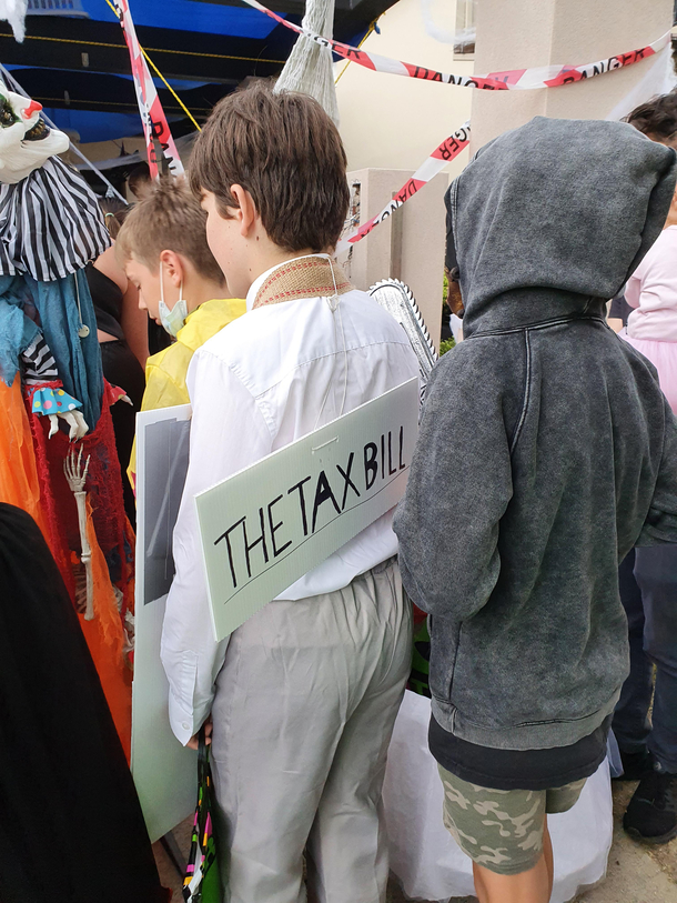 The scariest costume of them all