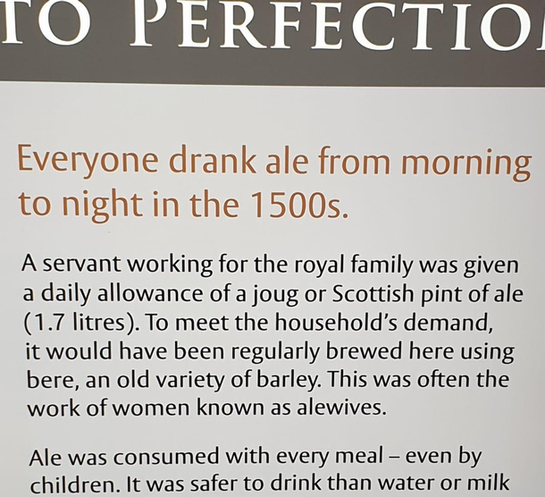 The Scottish sure knew the best way to get around a two pint limit