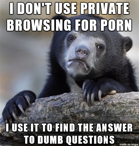 The shame of needing to ask never goes away