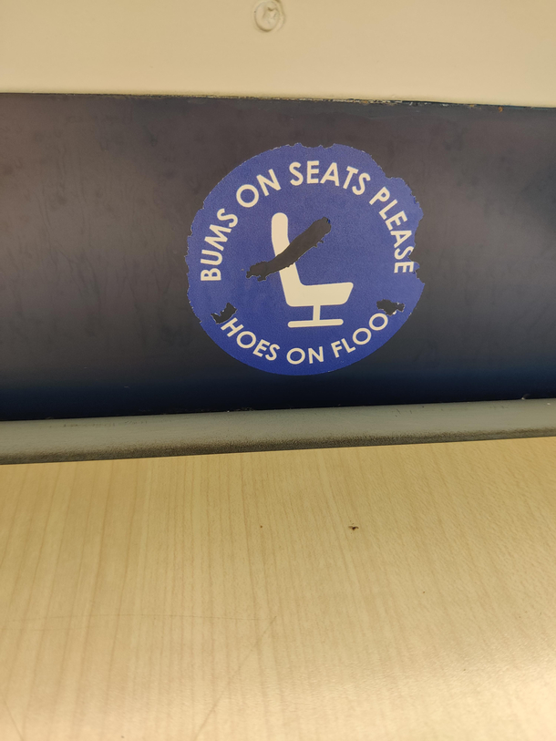 The signs you see on trains