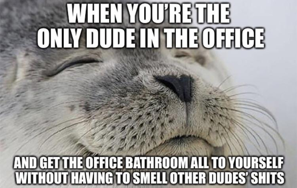 The silver lining to working on a day that most coworkers take off