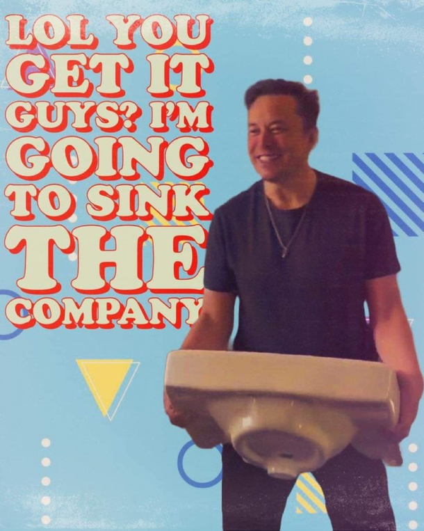 The sink has the last laugh