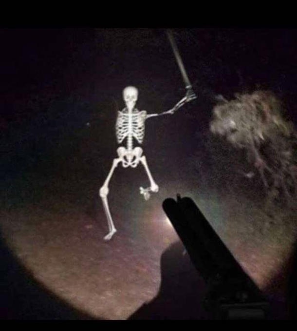 the skeletons are escaping
