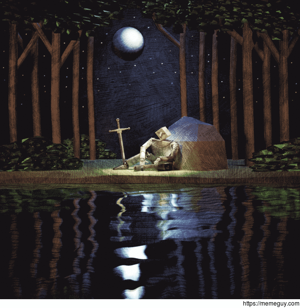 The sleeping knight