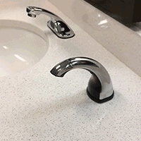 The soap dispensers at my work are not suitable for work