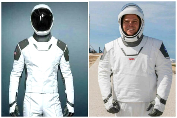 The SpaceX flight suit