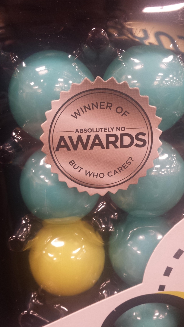 The sticker on this board game