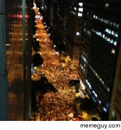 The streets of Rio de Janeiro are currently filled with protesters
