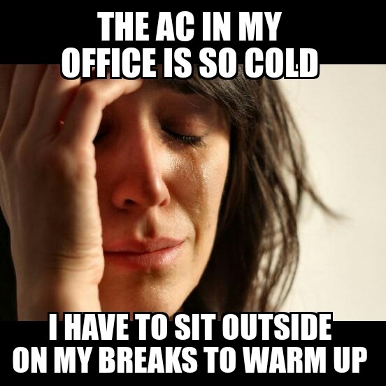 The struggle is real