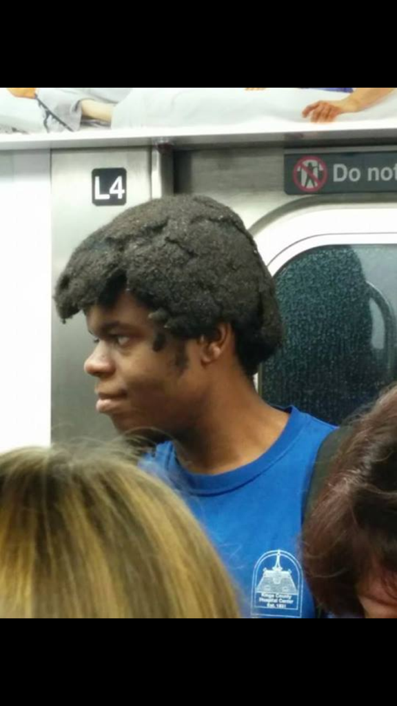 The subway is dangerous Always wear a helmet