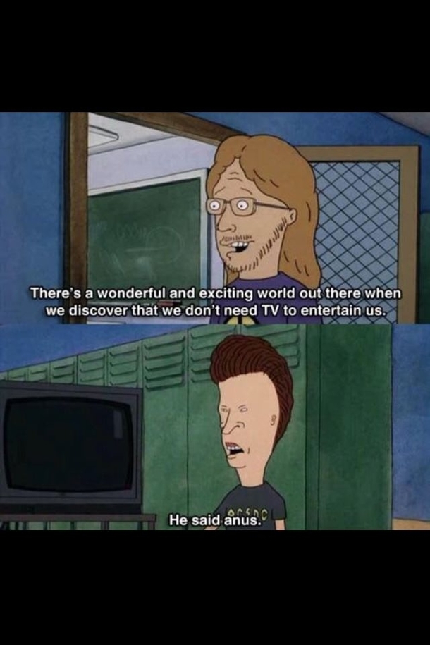 The supreme intelligence of Butthead